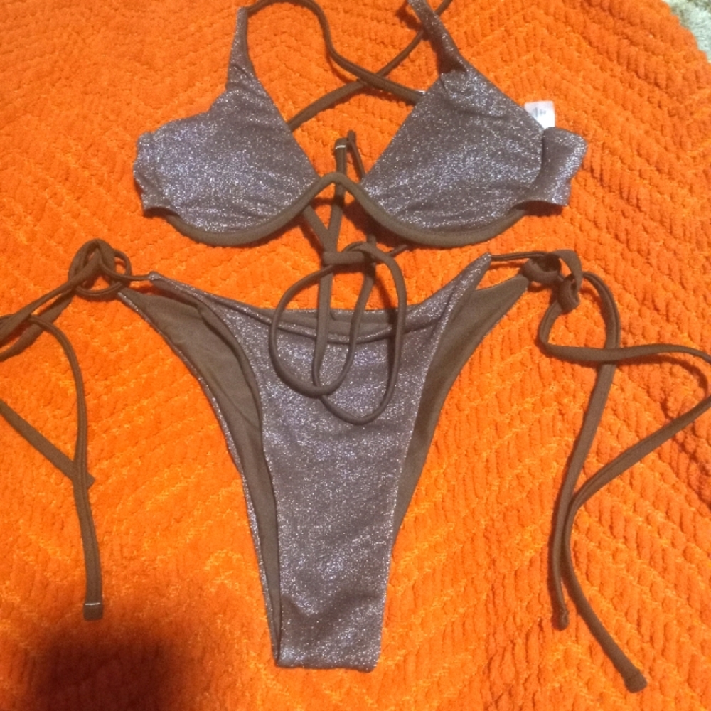 Women sexy 2 piece string swimwear